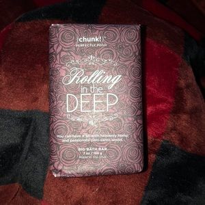 Perfectly posh chunk soap rolling in the deep
